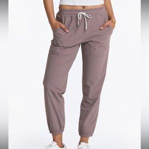 Women's Casual Jogger Pants - Taupe